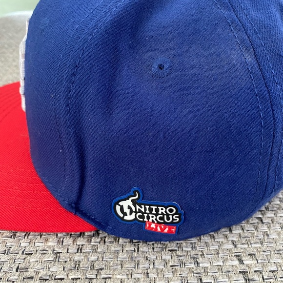Nitro Circus Live Snapback Cap Hat Blue With Logo Adjustable Snap Back From Tour - Picture 3 of 7